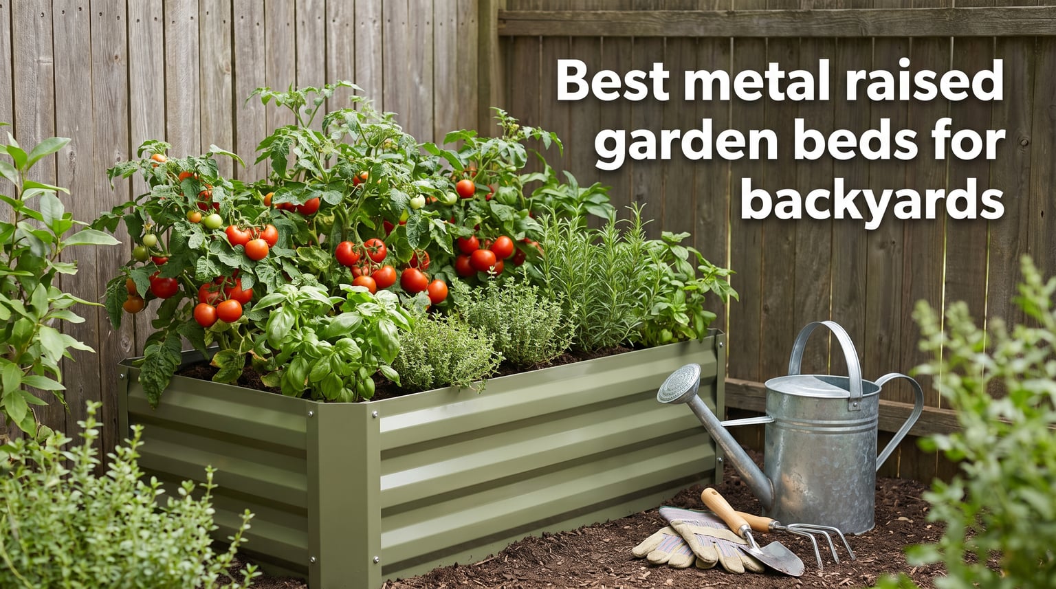 Best metal raised garden beds for backyards