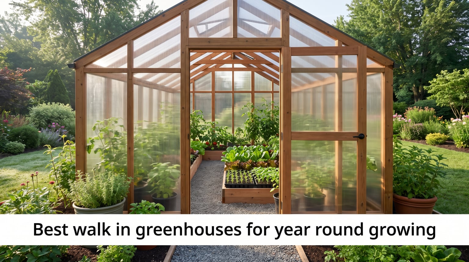 Best walk in greenhouses for year round growing