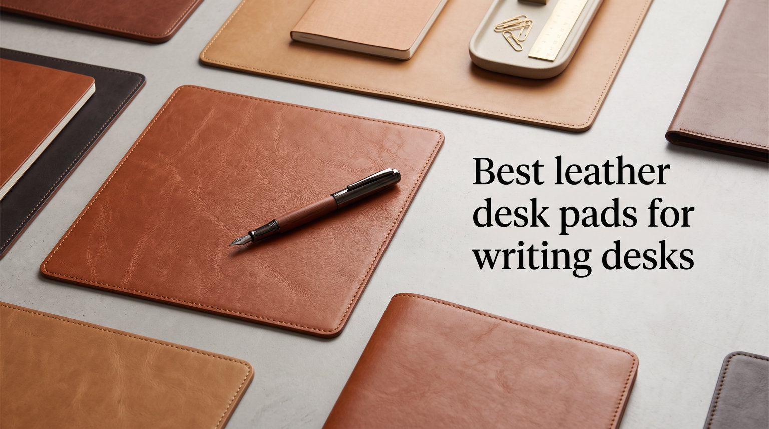 Best leather desk pads for writing desks