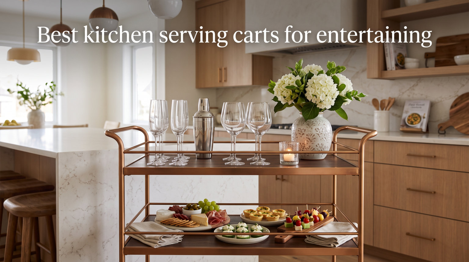 Best kitchen serving carts for entertaining