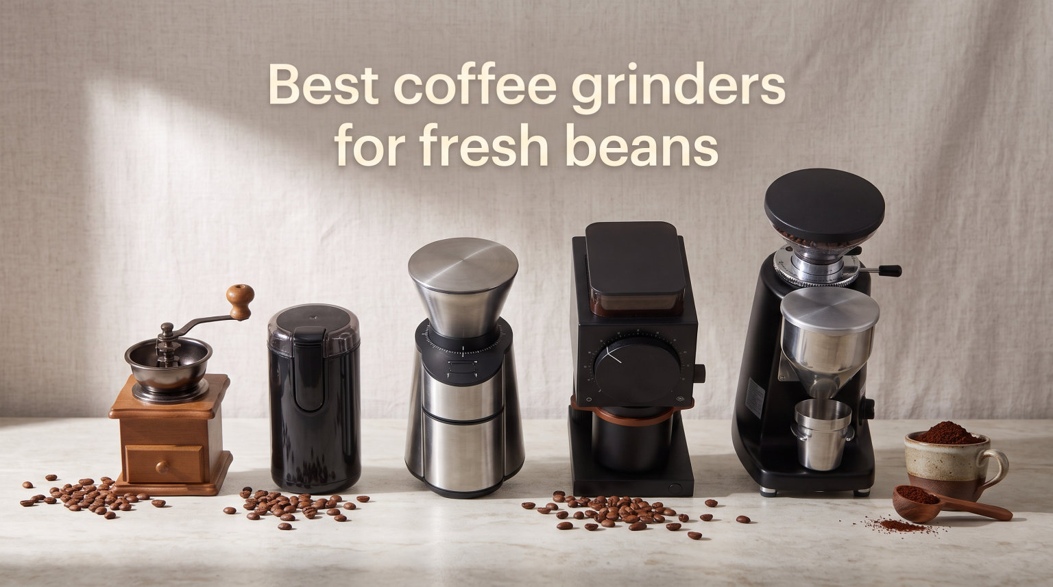 Best coffee grinders for fresh beans