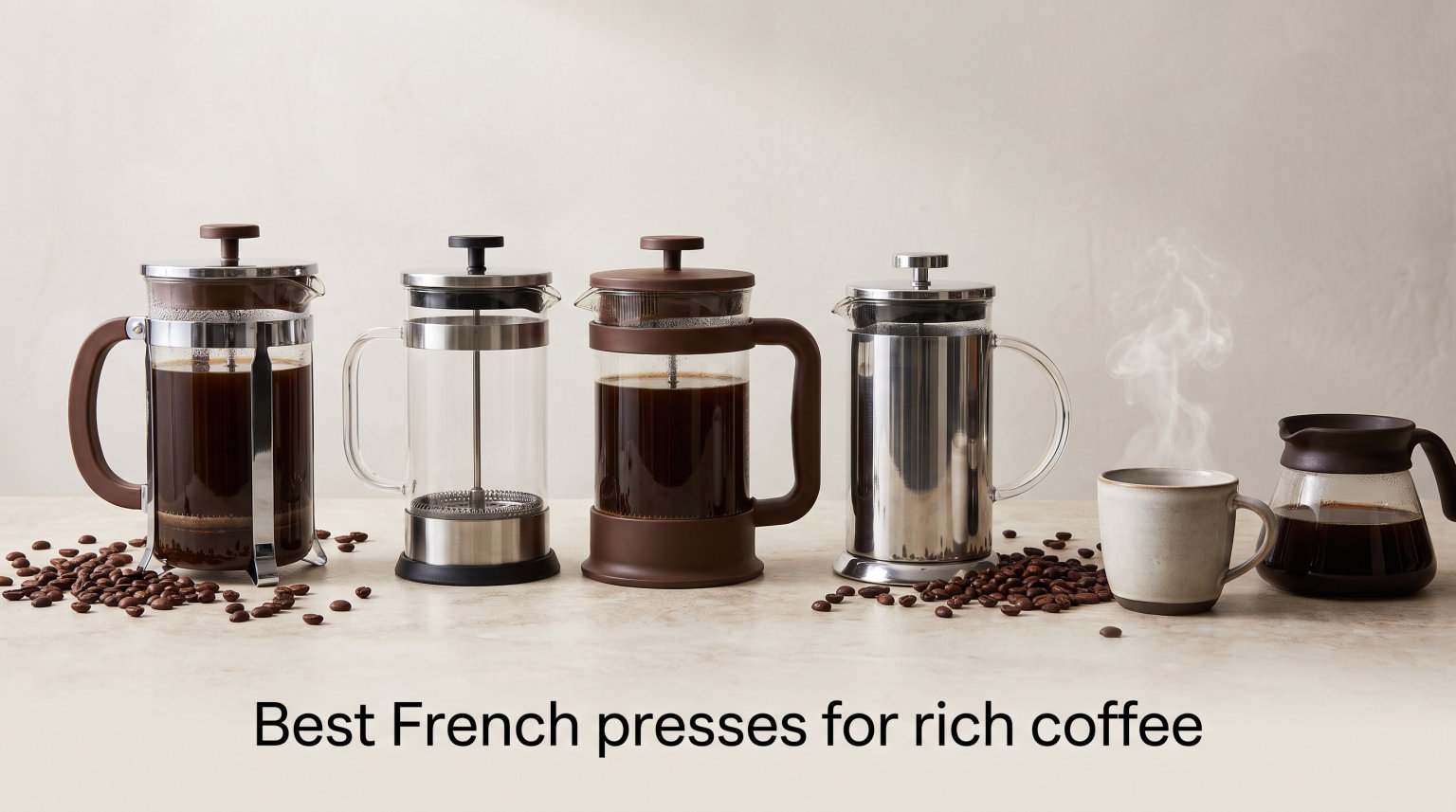 Best French presses for rich coffee