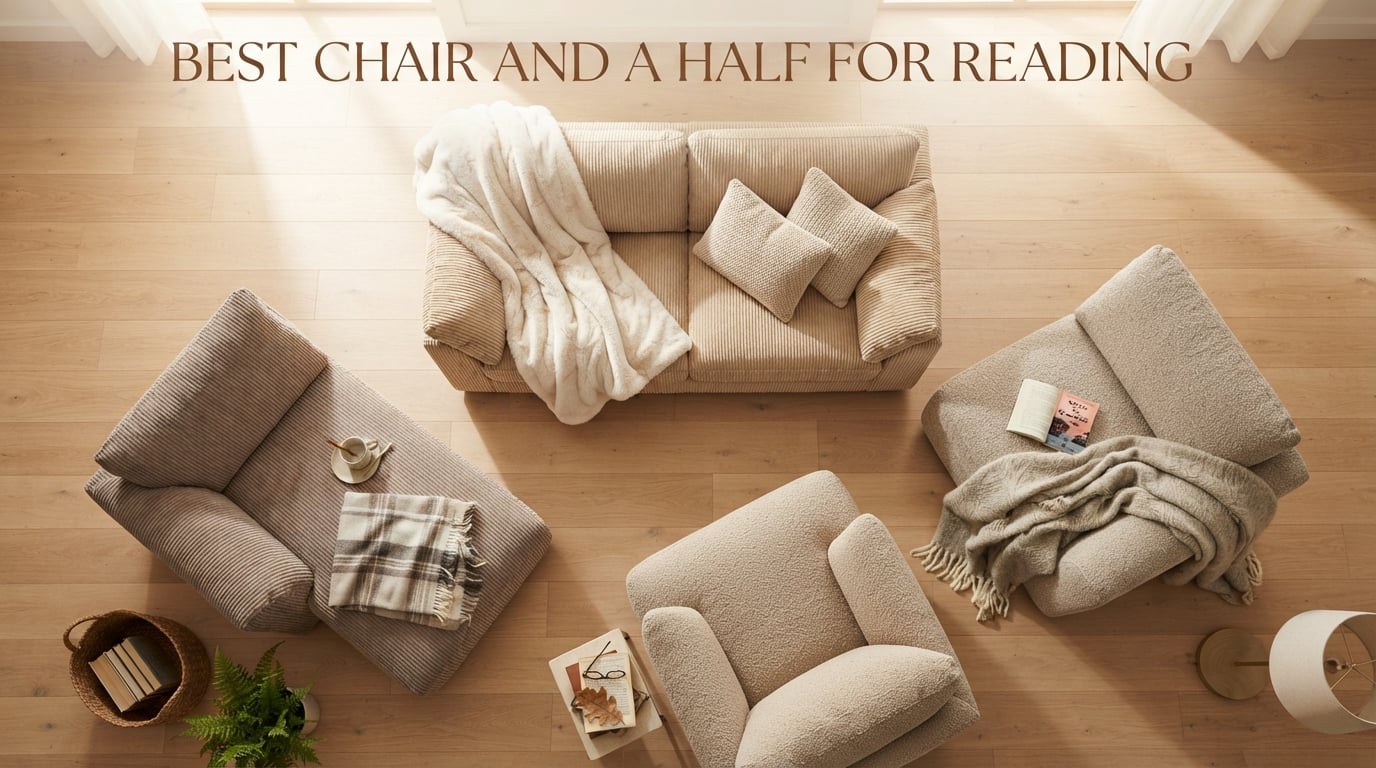 Best chair and a half seats for snuggling with books