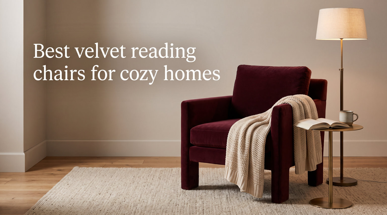 Best velvet reading chairs for cozy homes