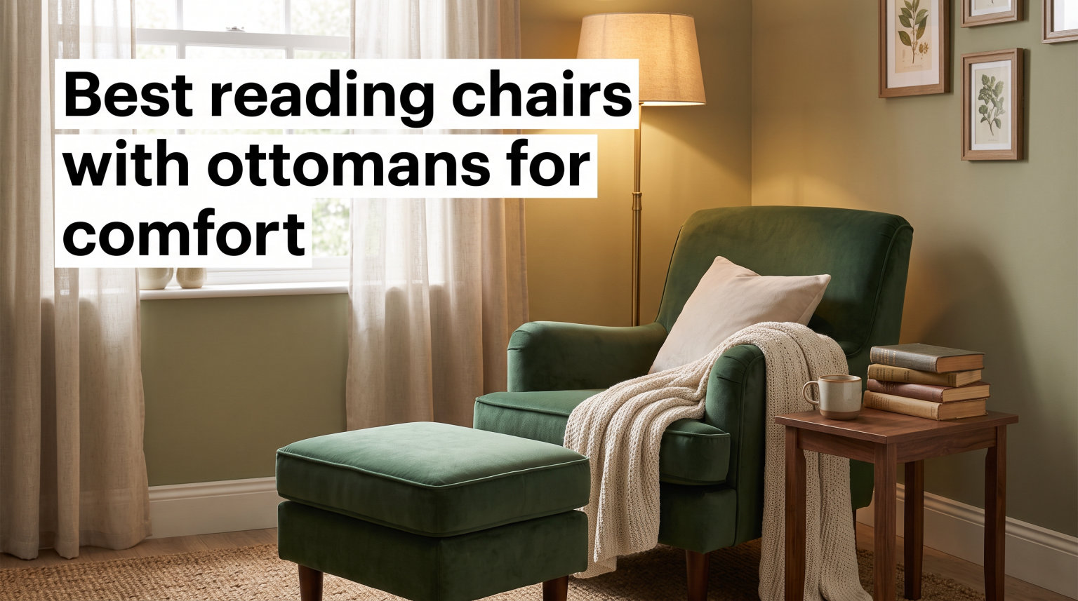 Best reading chairs with ottomans for comfort