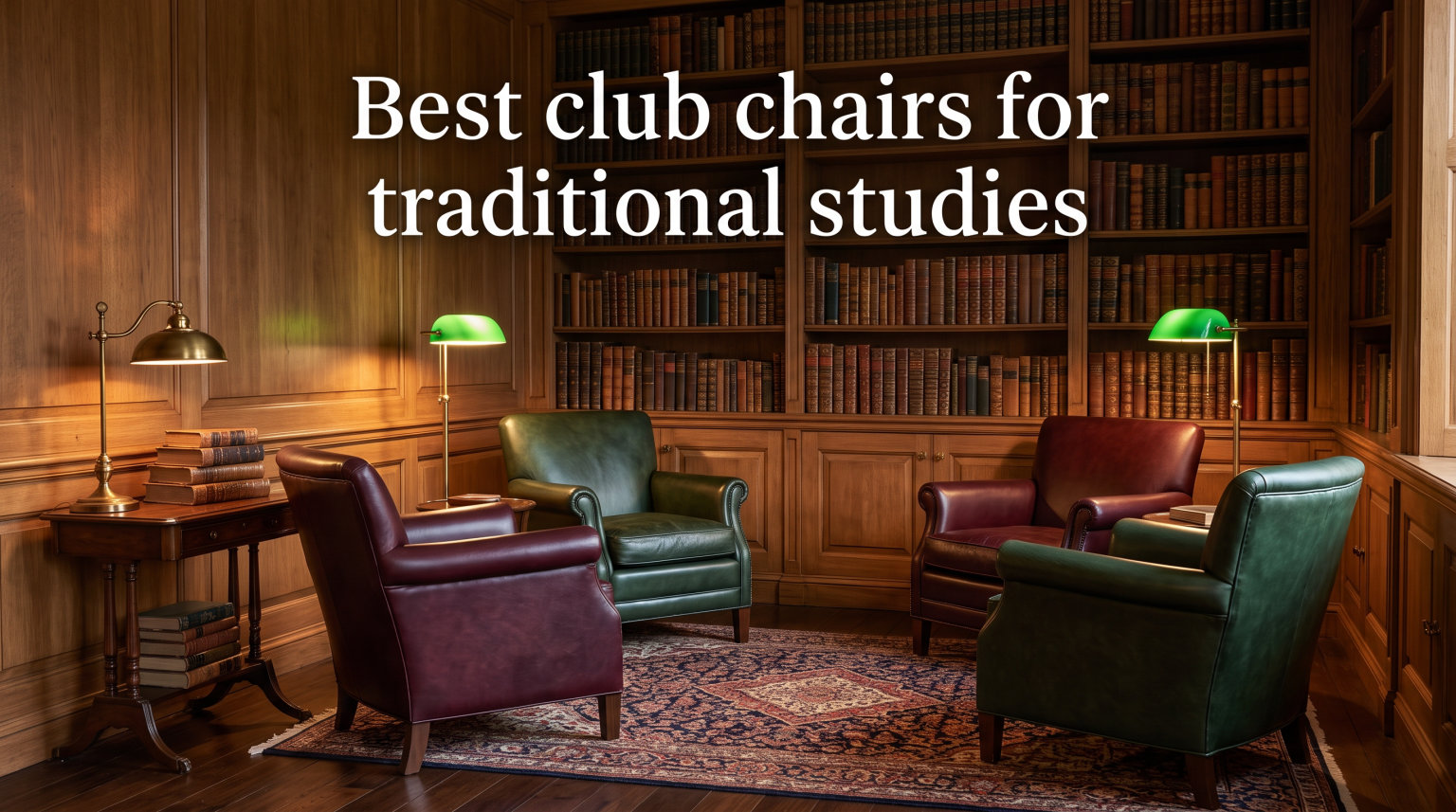 Best club chairs for traditional studies
