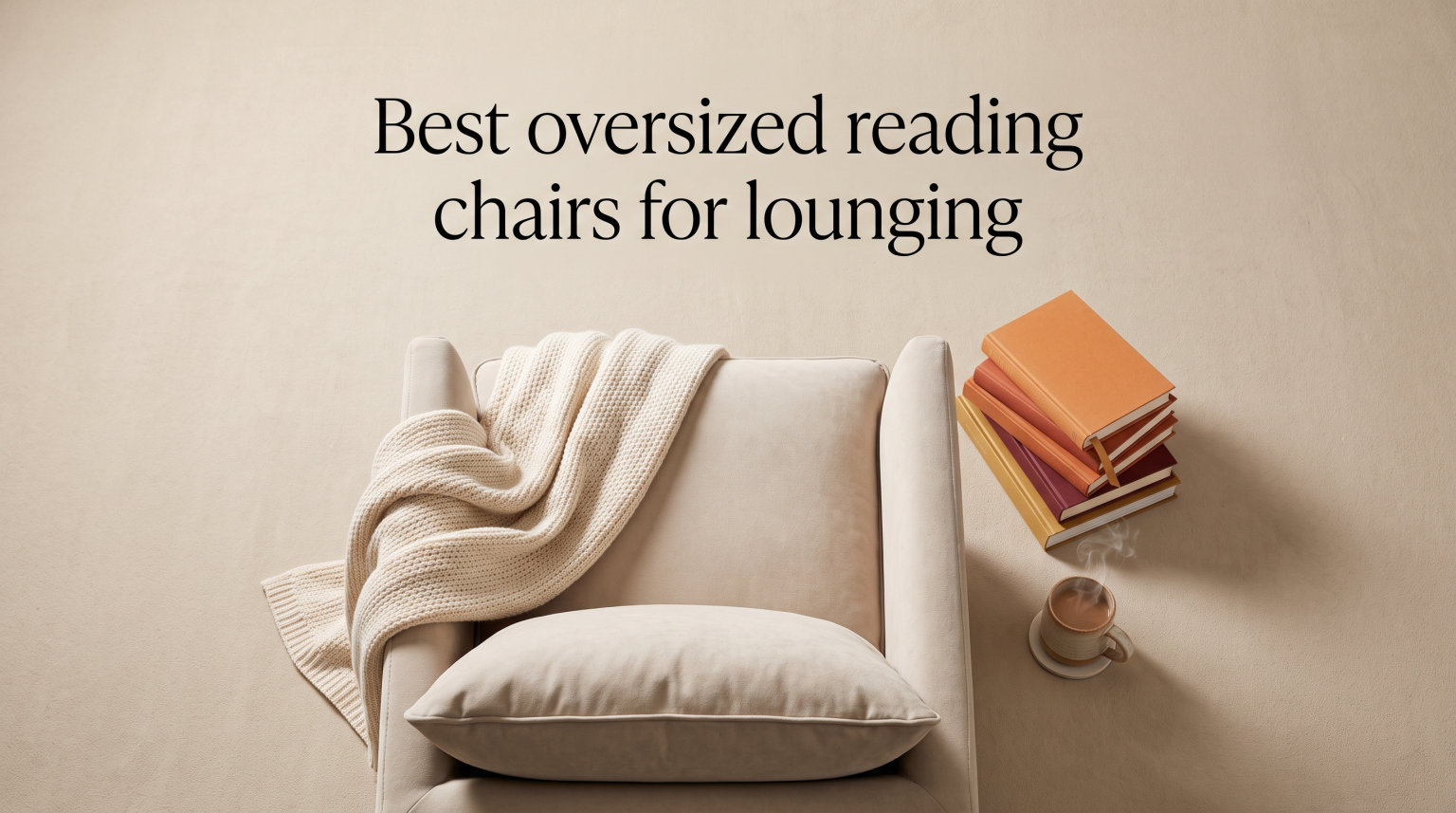 Best oversized reading chairs for lounging