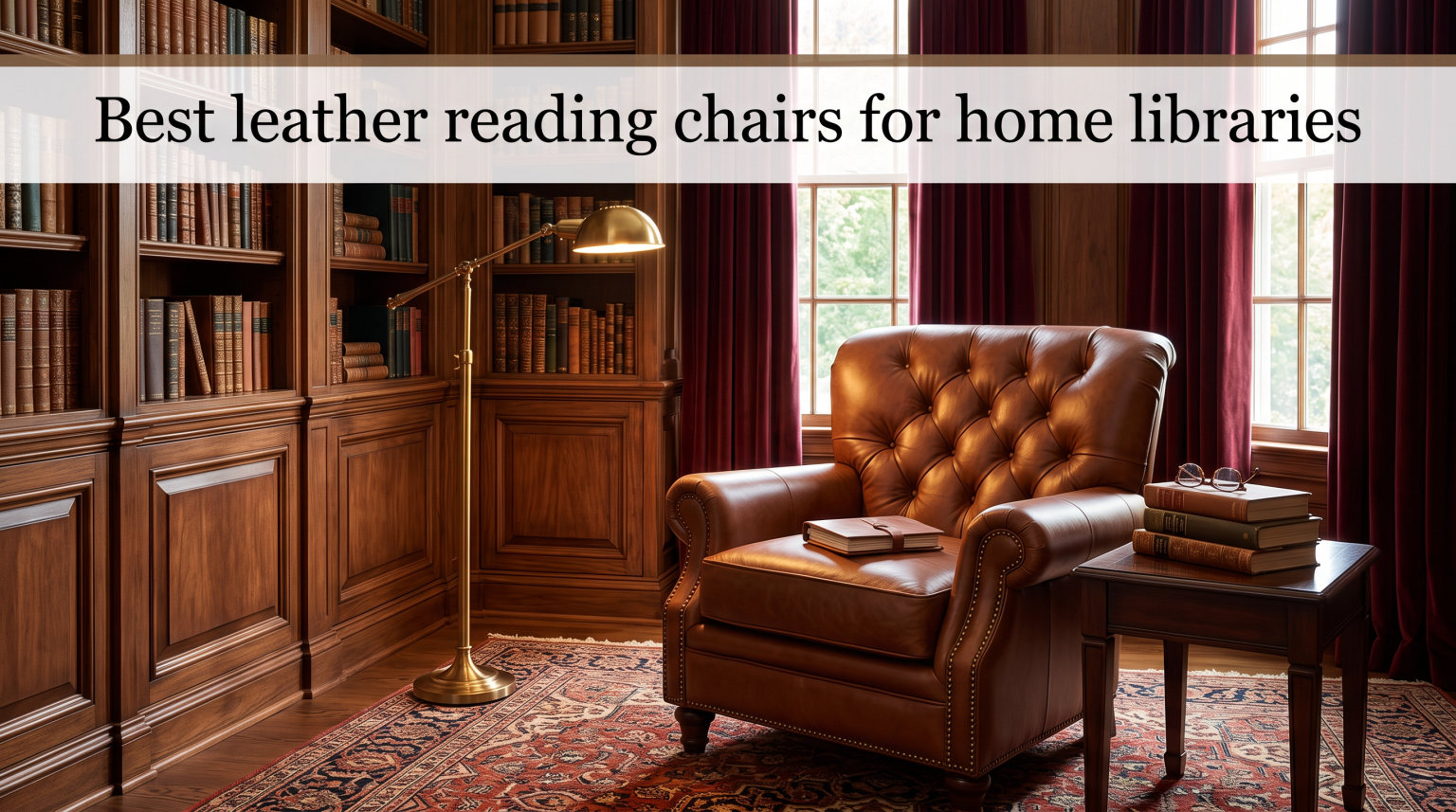 Best leather reading chairs for home libraries