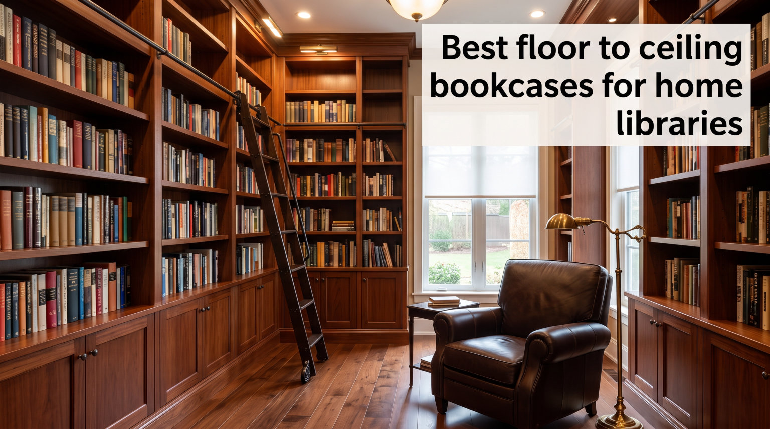 Best floor to ceiling bookcases for home libraries