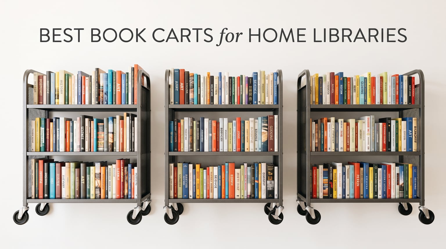 Best book carts for home libraries