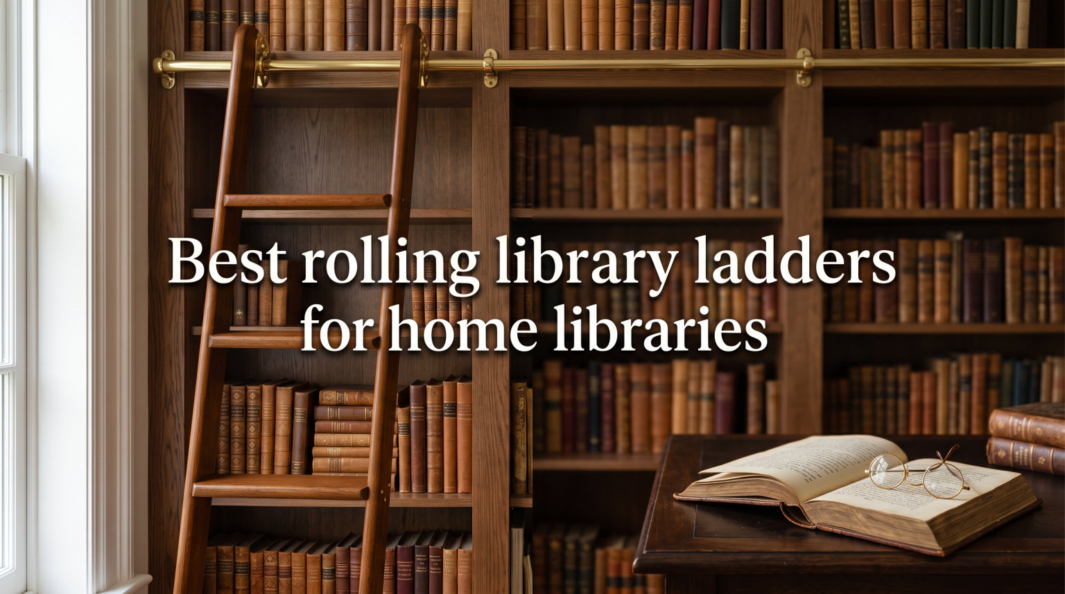 Best rolling library ladders for home libraries