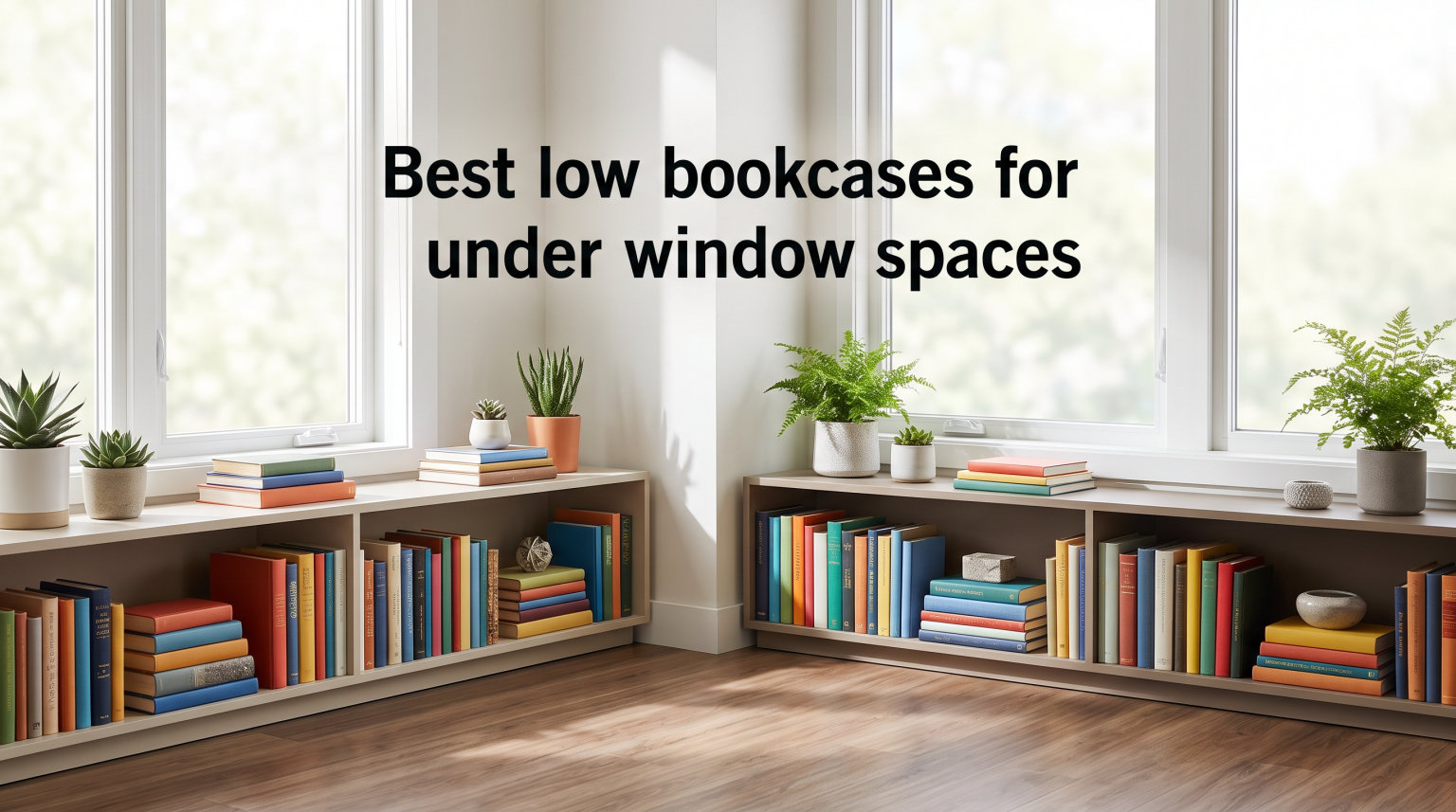 Best low bookcases for under window spaces