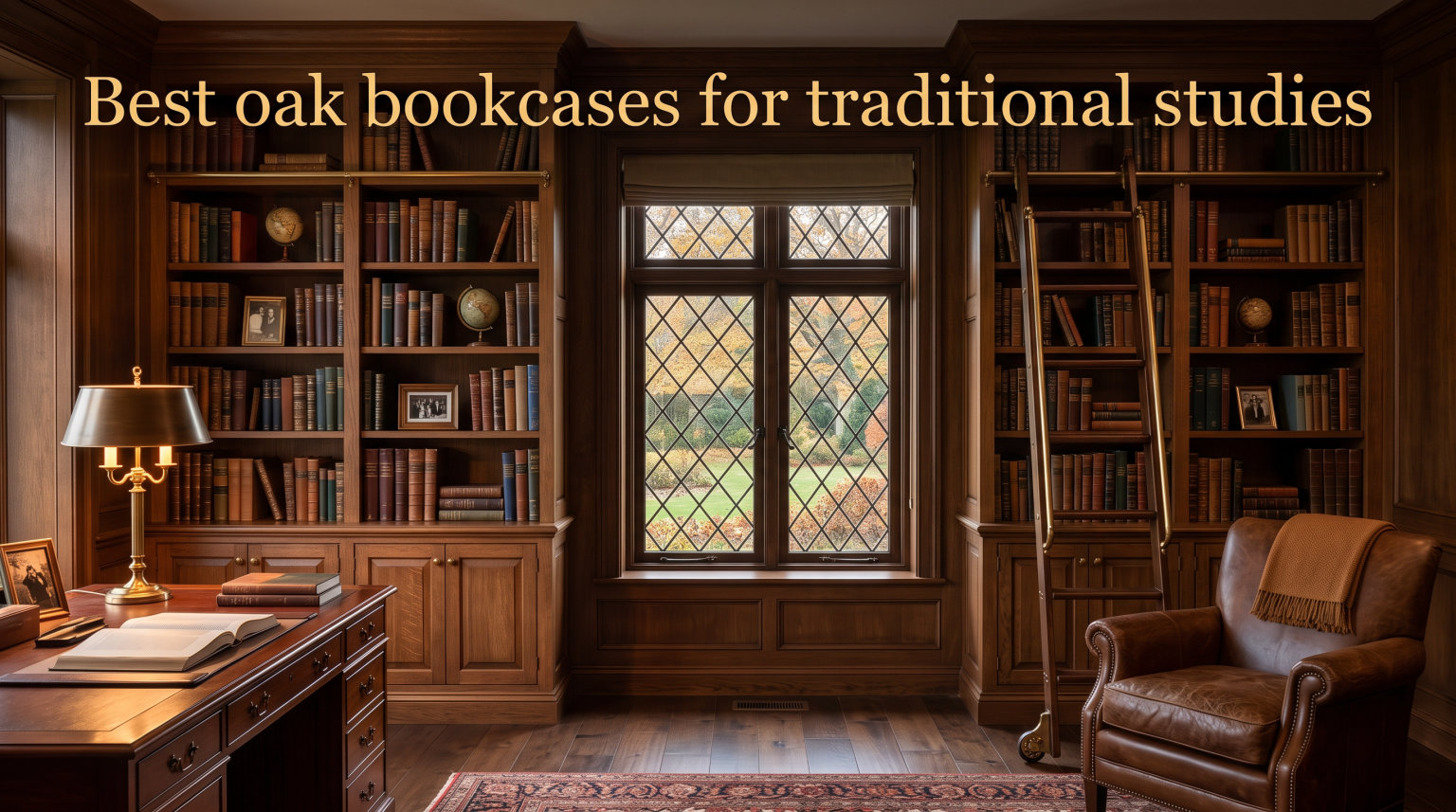 Best oak bookcases for traditional studies