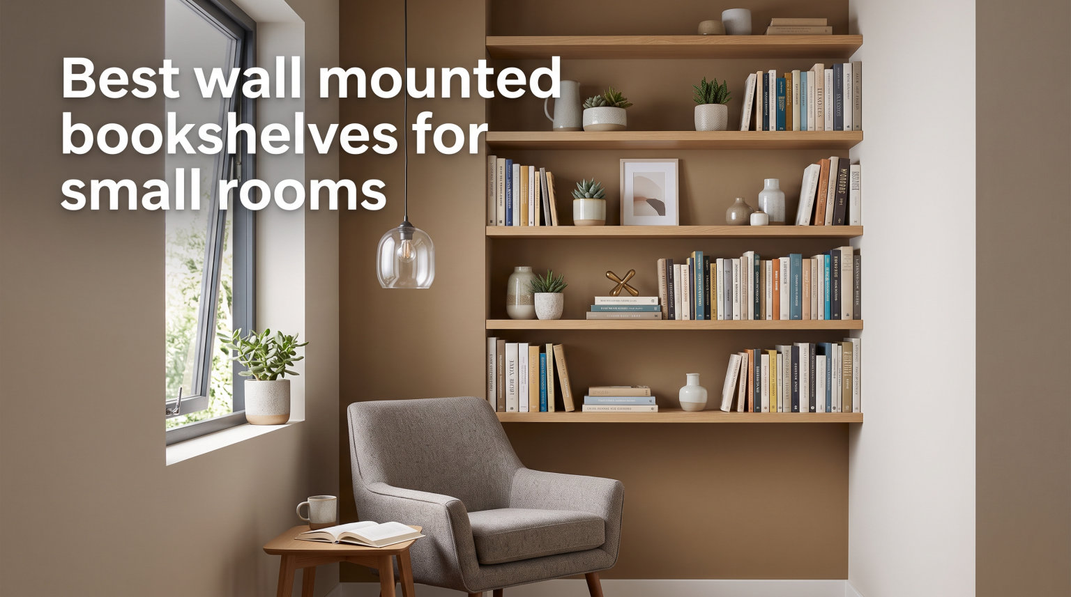 Best wall mounted bookshelves for small rooms