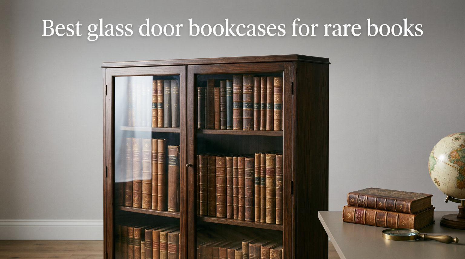Best glass door bookcases for rare books