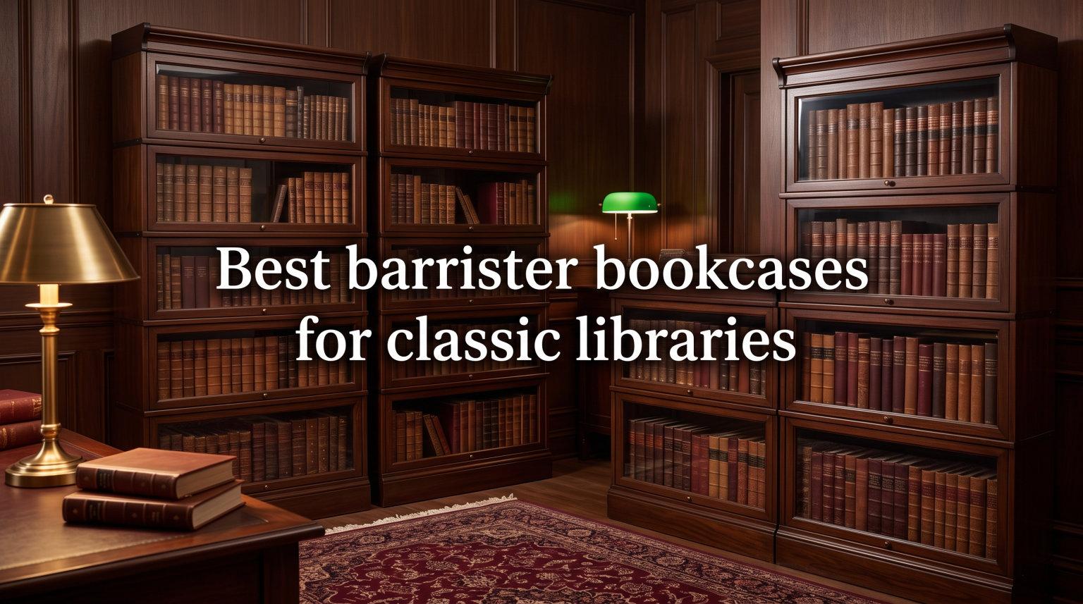 Best barrister bookcases for classic libraries