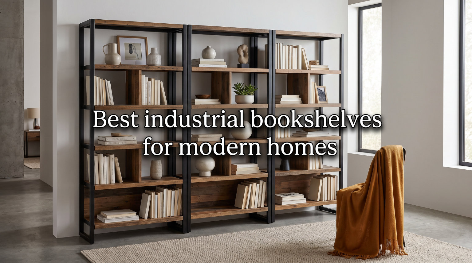 Best industrial bookshelves for modern homes