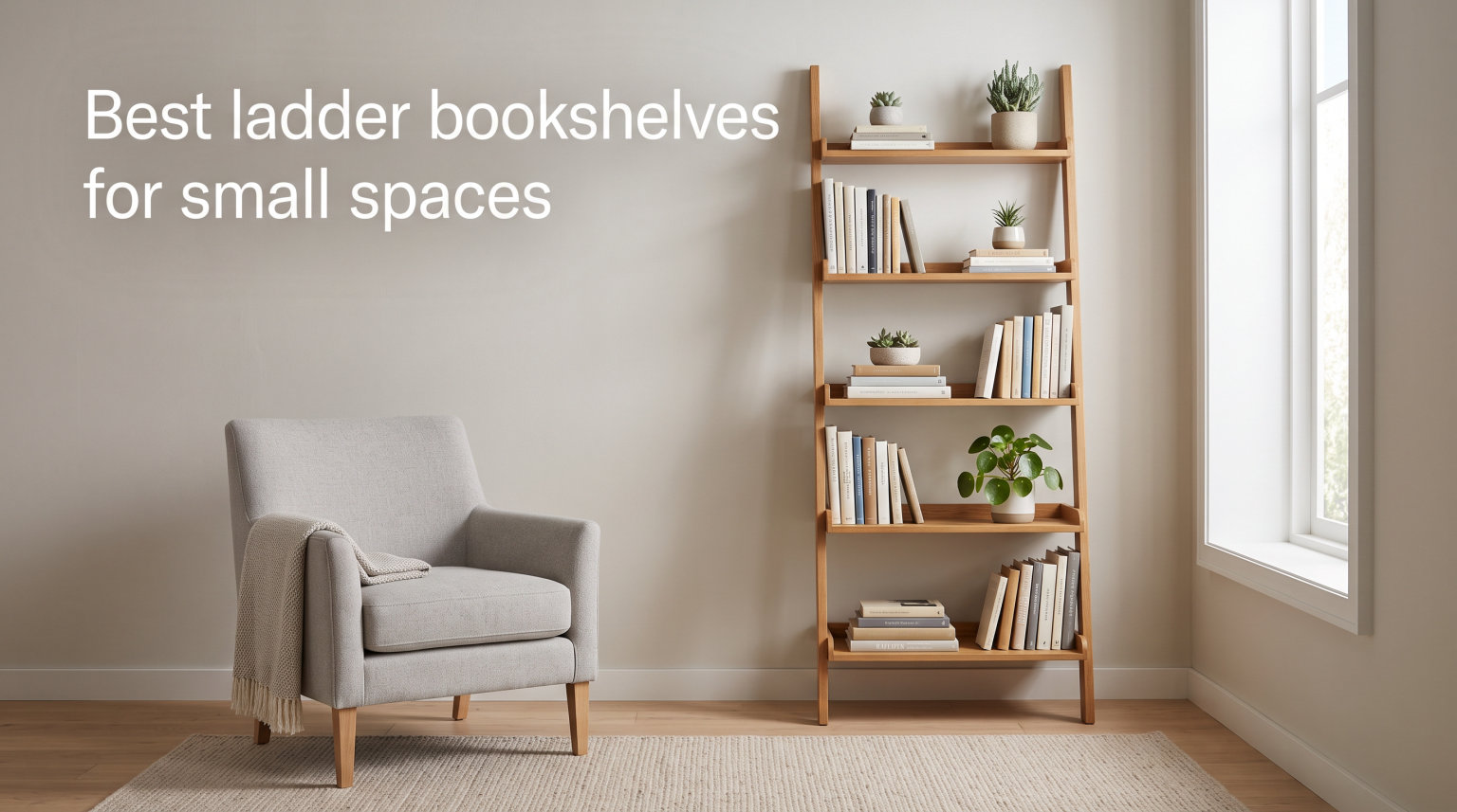 Best ladder bookshelves for small spaces