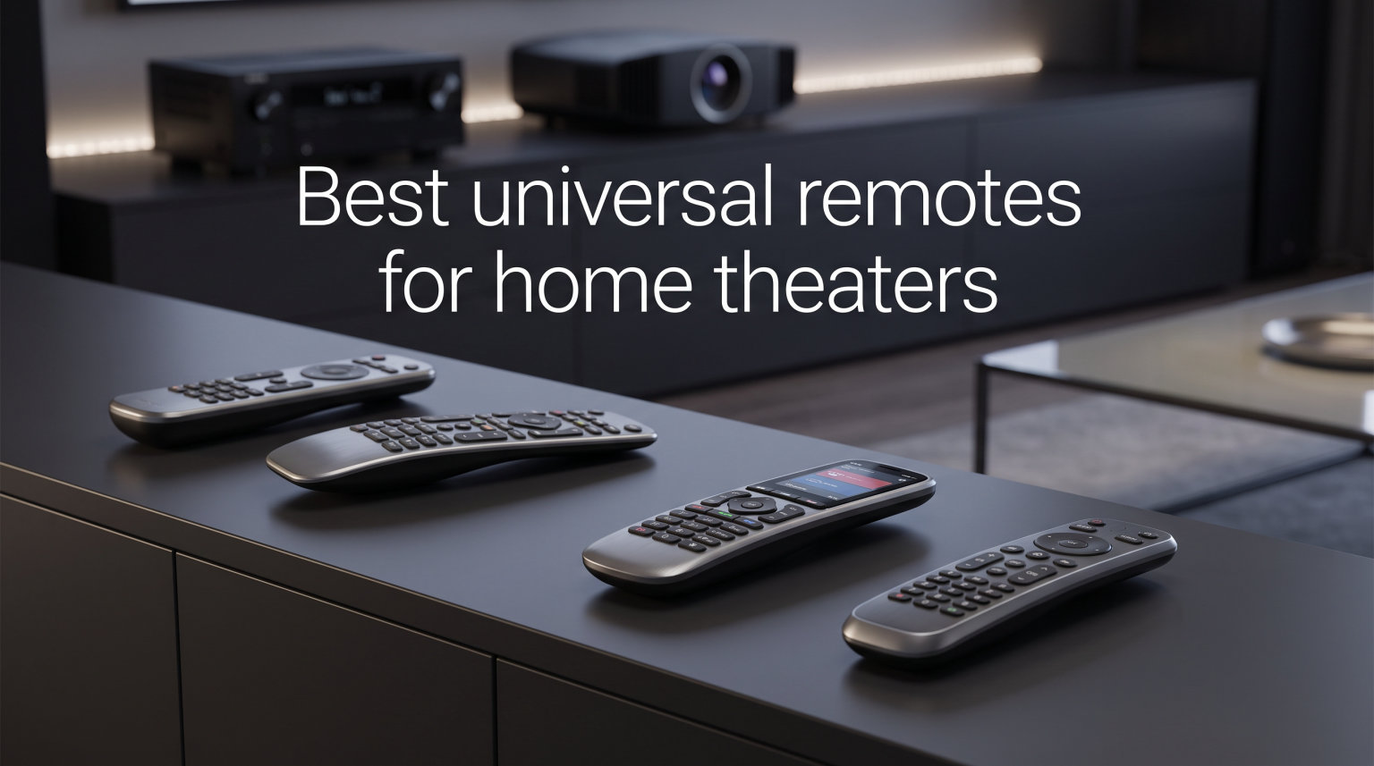 Best universal remotes for home theaters