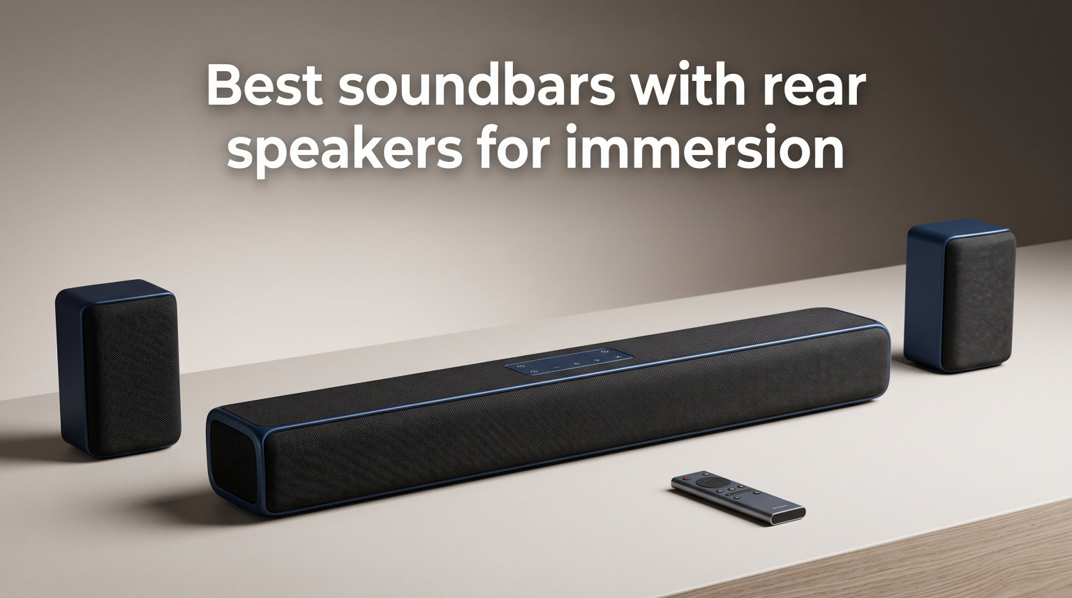 Best soundbars with rear speakers for immersion