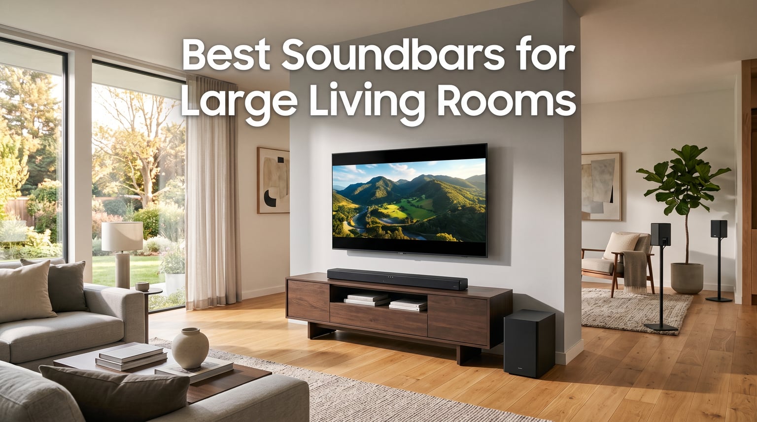Best soundbars for large living rooms