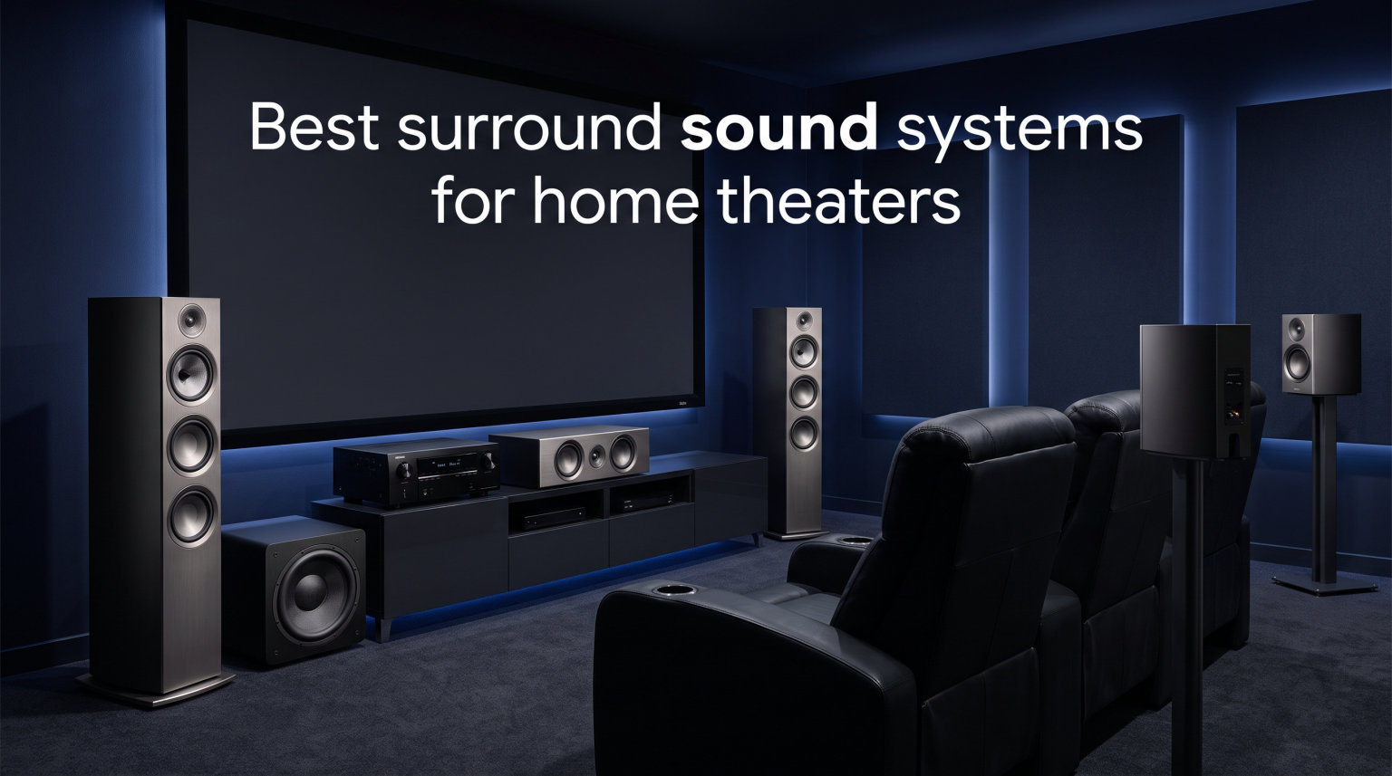 Best surround sound systems for home theaters