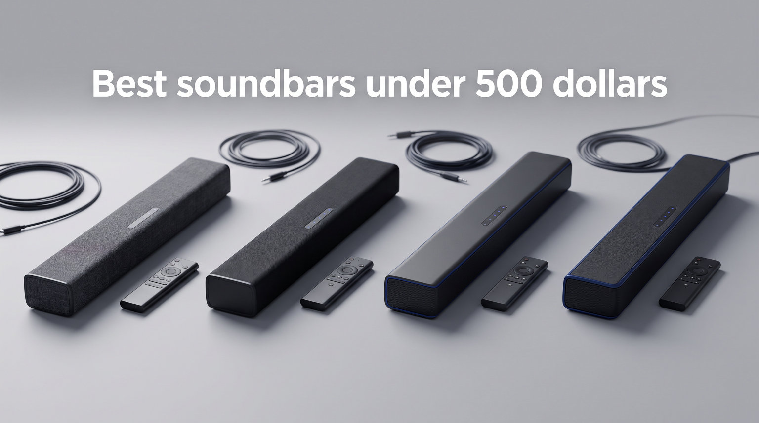 Best soundbars under 500 dollars