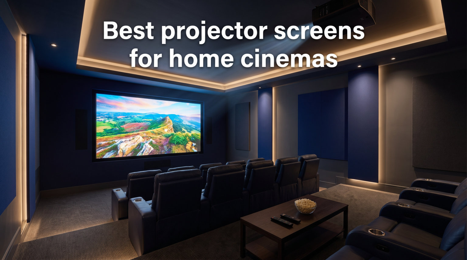Best projector screens for home cinemas