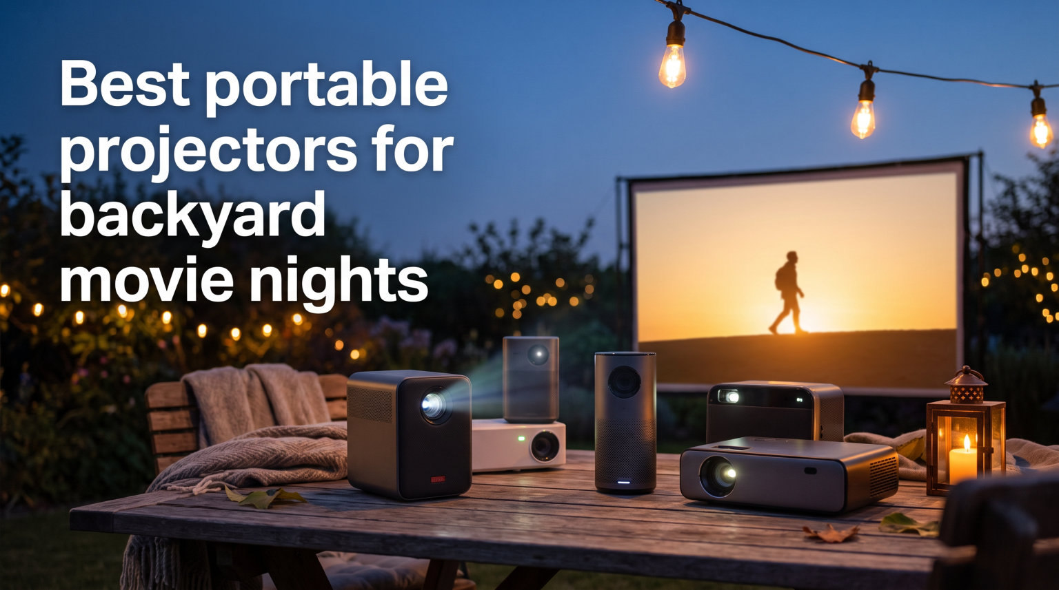 Best portable projectors for backyard movie nights