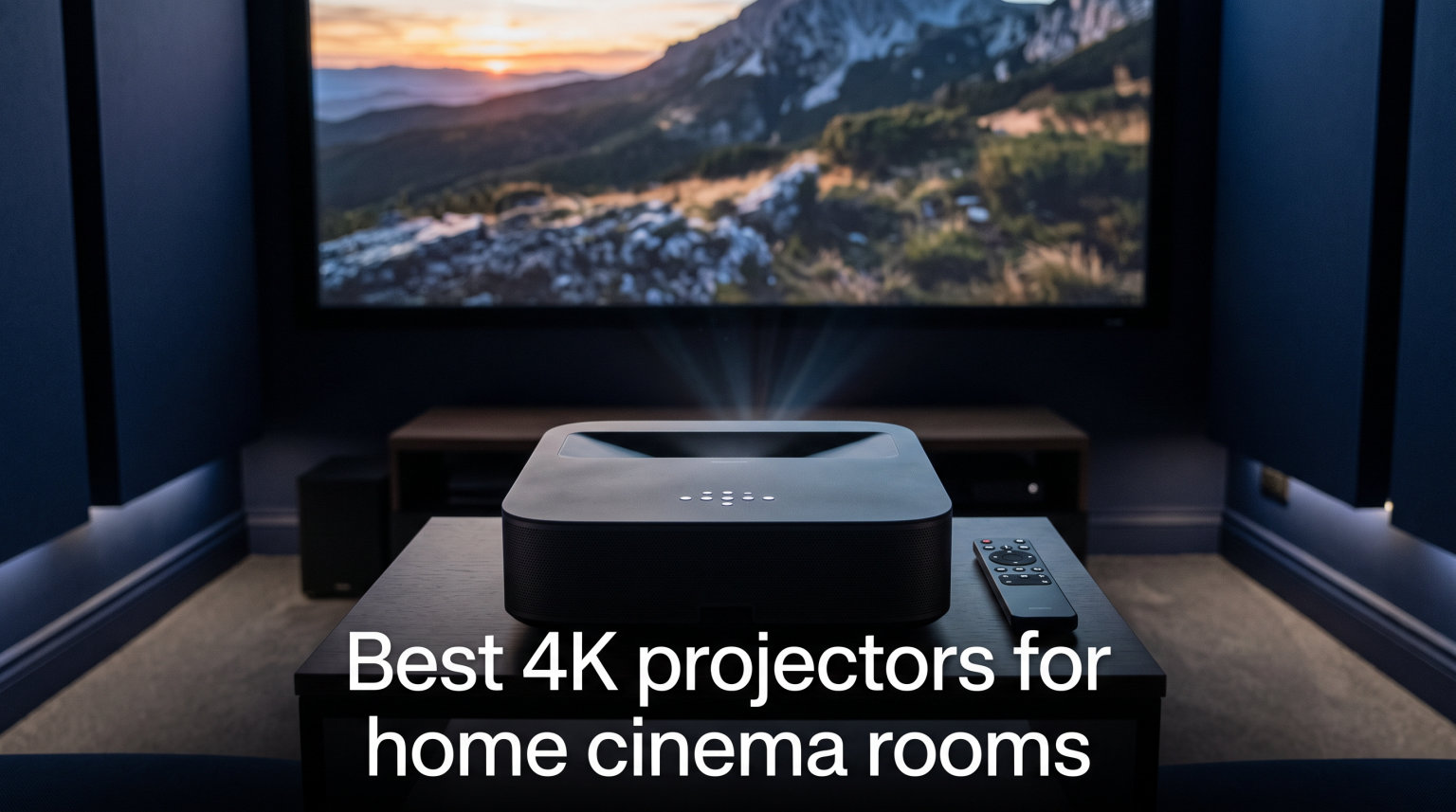 Best 4K projectors for home cinema rooms