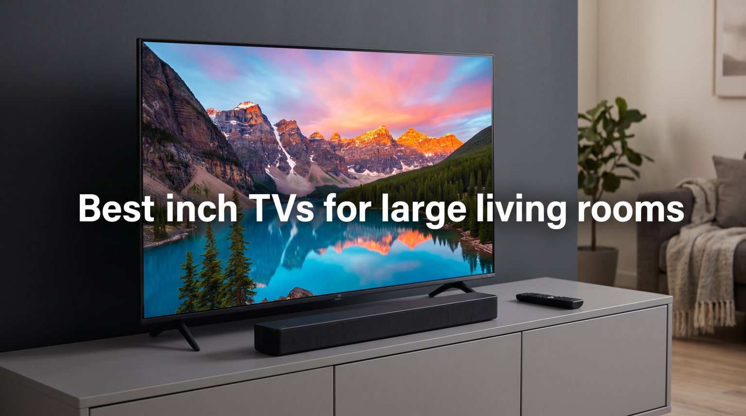 Best 75 inch TVs for large living rooms
