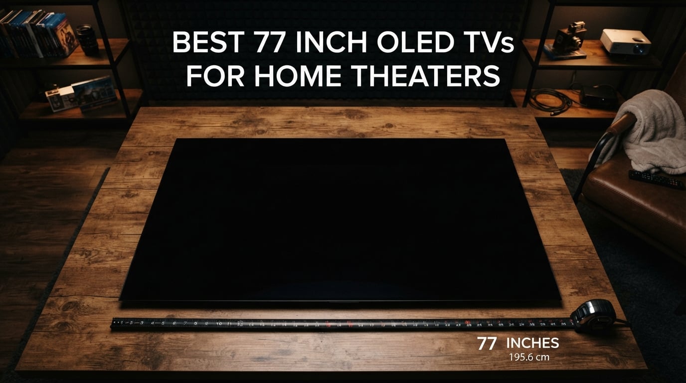 Best 77 inch OLED TVs for home theaters