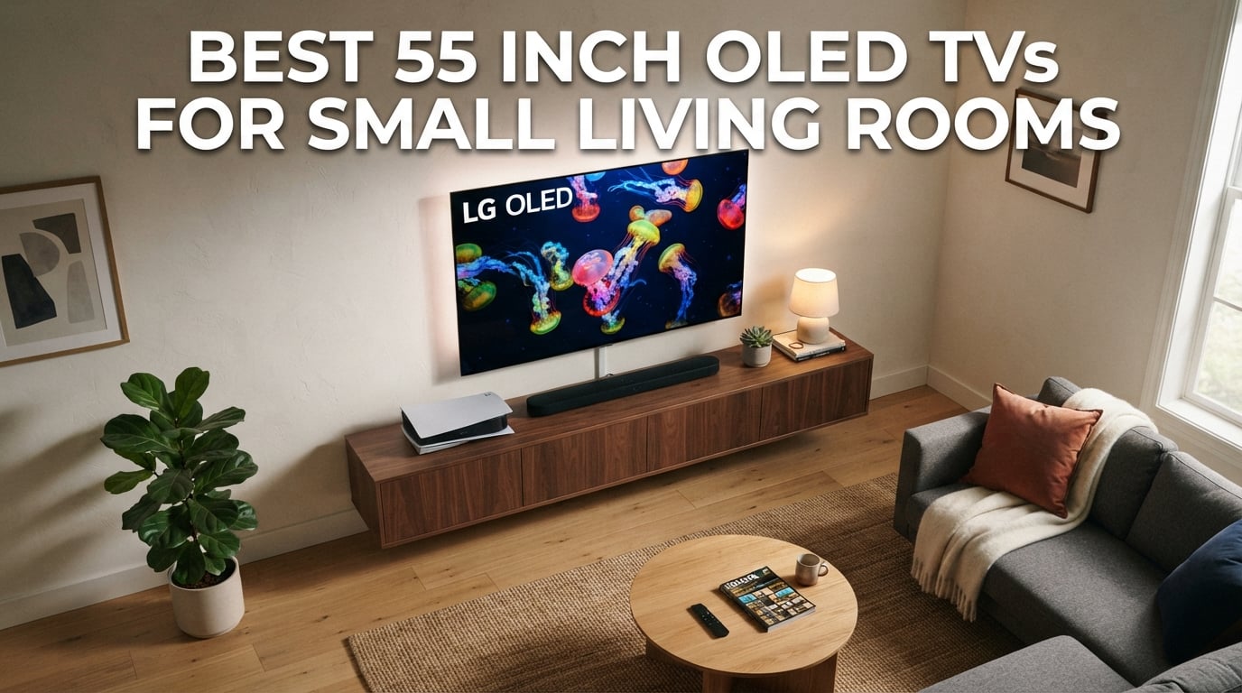 Best 55 inch OLED TVs for small living rooms