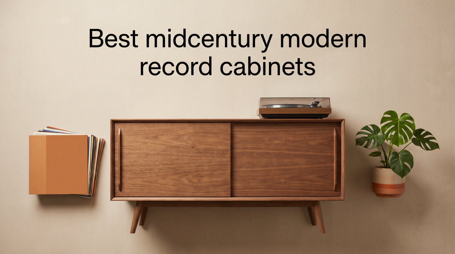 Best midcentury modern record cabinets
