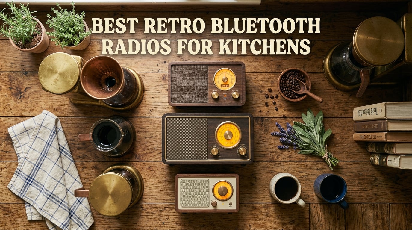 Best retro Bluetooth radios for kitchens