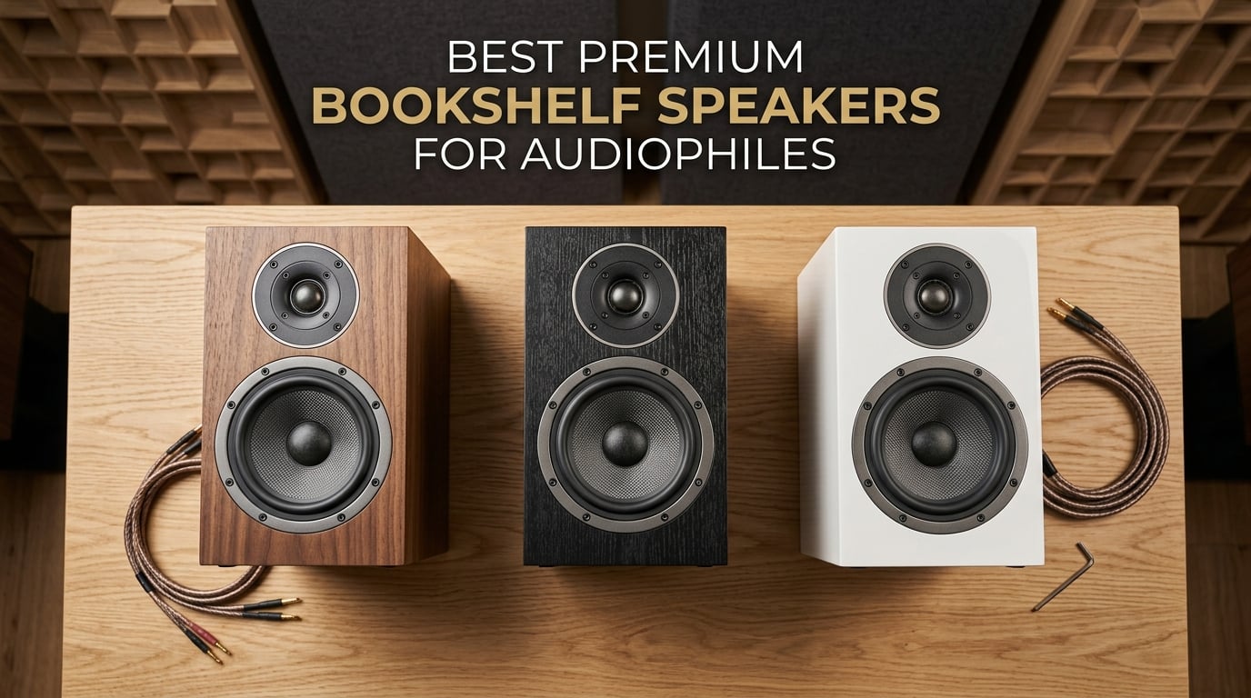 Best premium bookshelf speakers for audiophiles