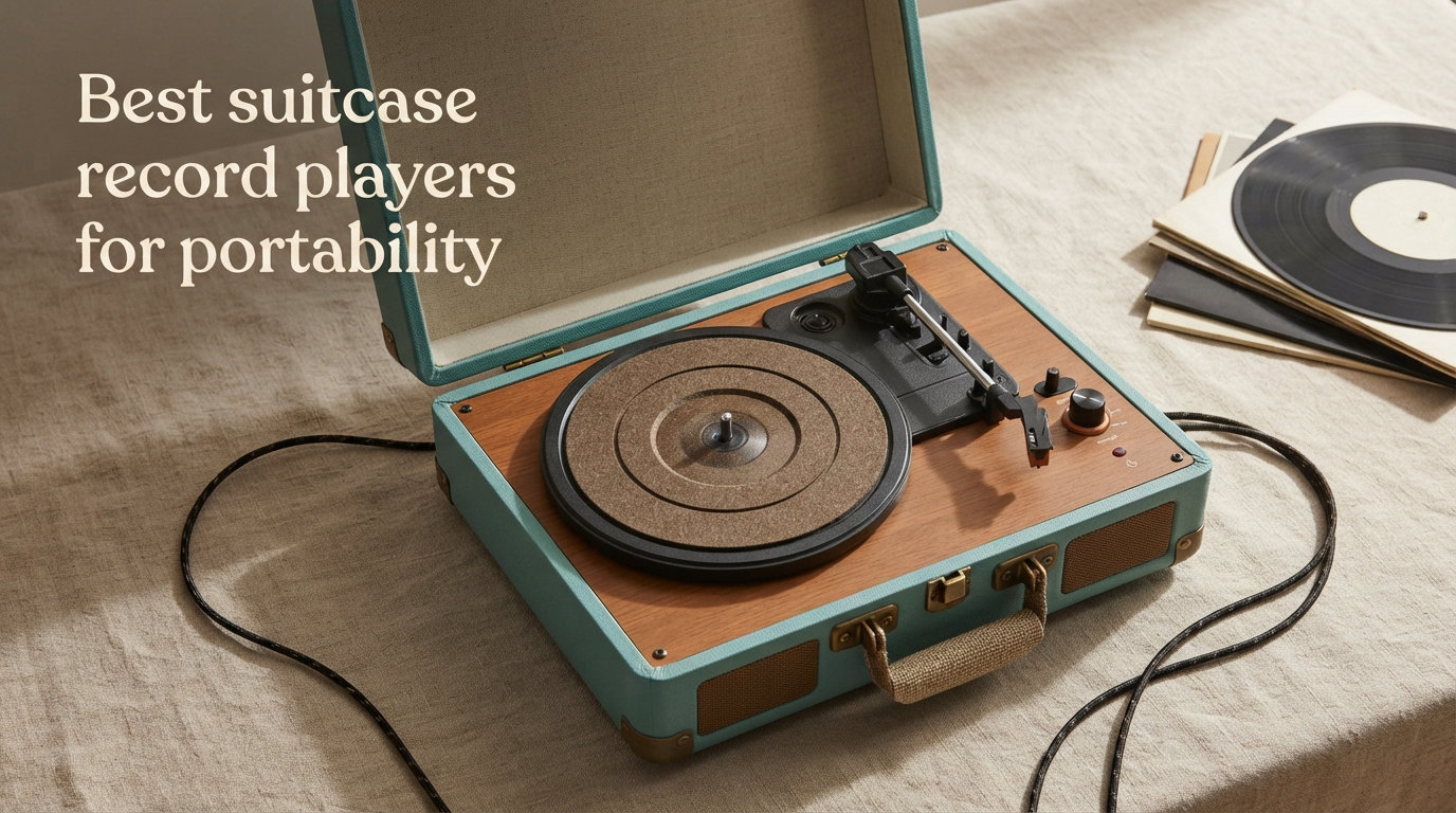 Best suitcase record players for portability