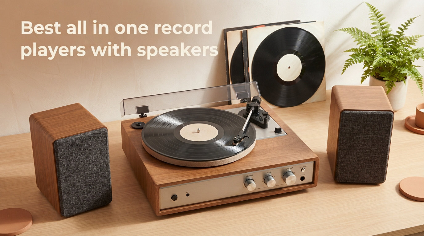 Best all in one record players with speakers