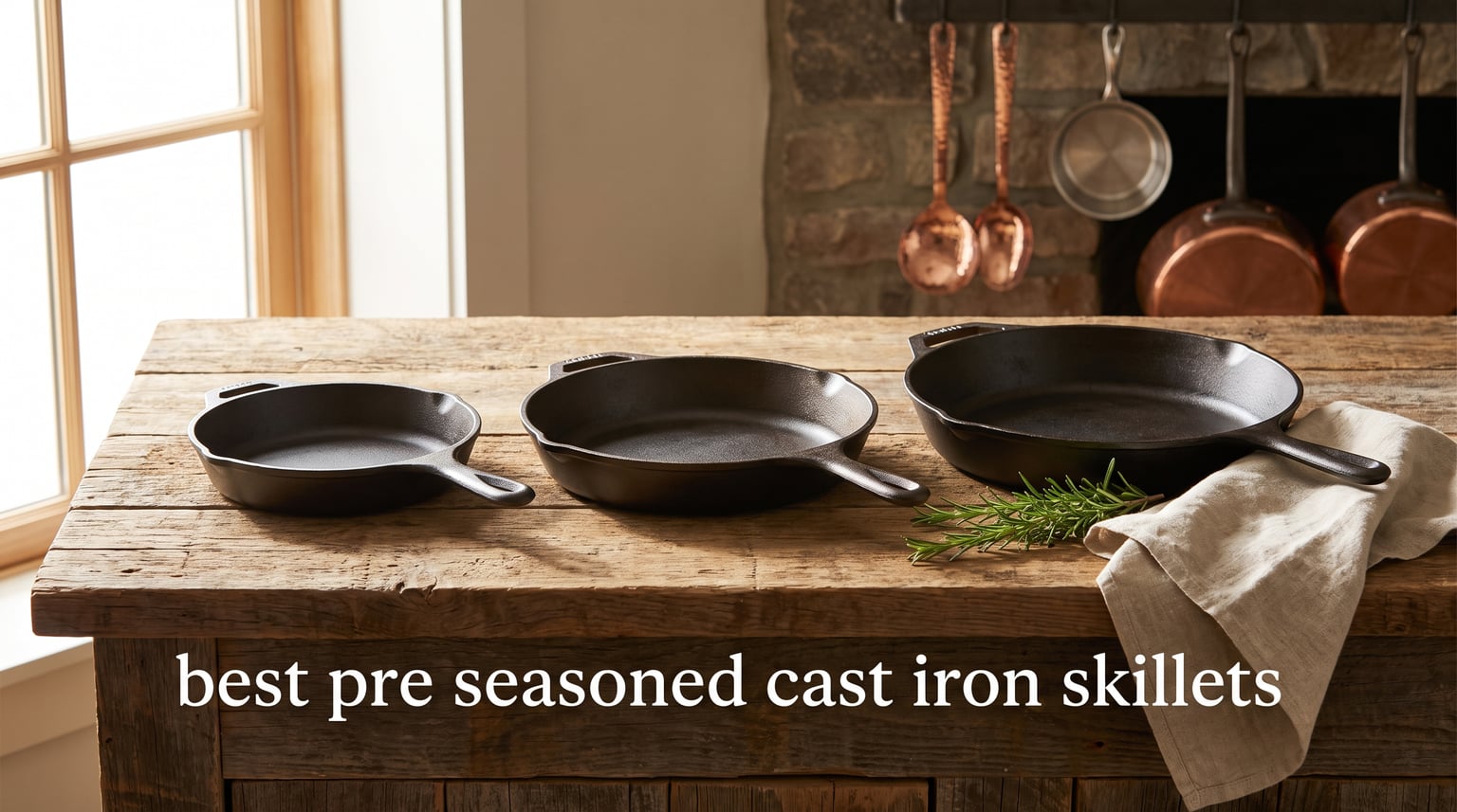 best pre seasoned cast iron skillets
