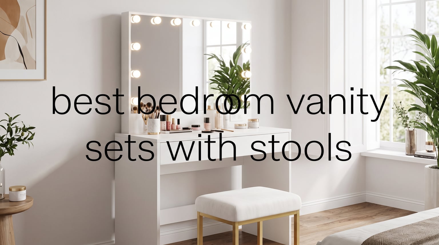 best bedroom vanity sets with stools