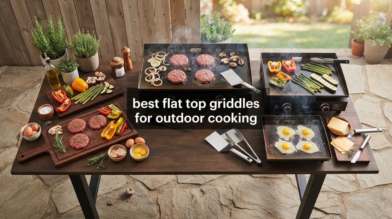 best flat top griddles for outdoor cooking