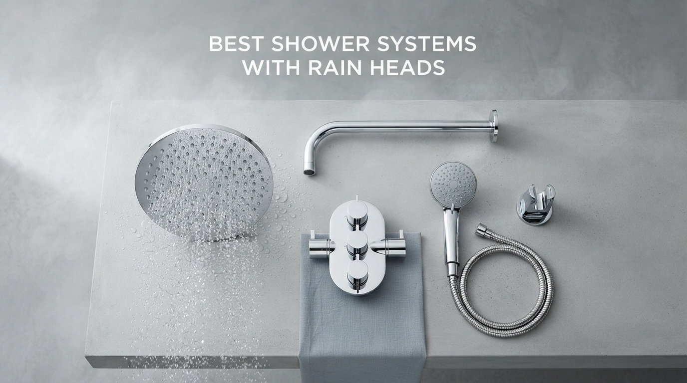 best shower systems with rain heads