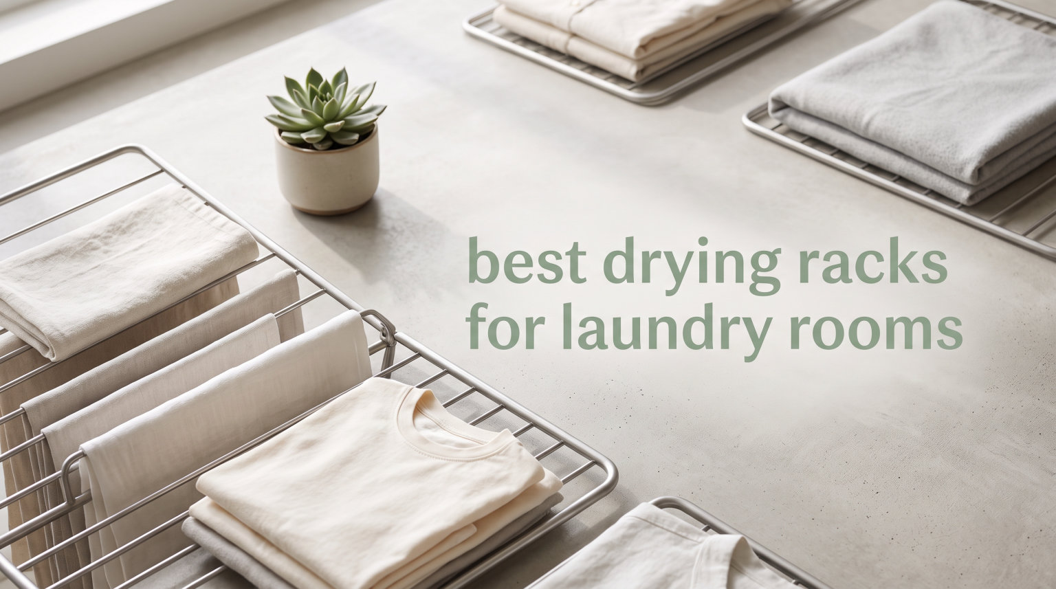 best drying racks for laundry rooms