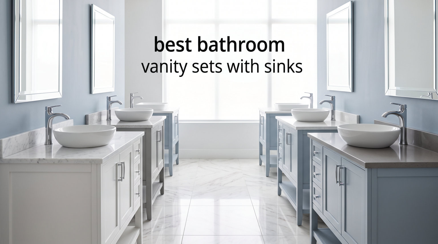 best bathroom vanity sets with sinks