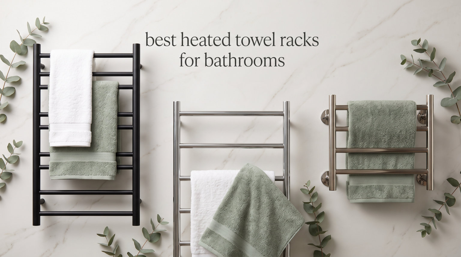 best heated towel racks for bathrooms