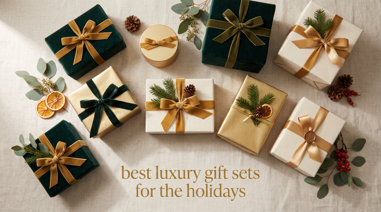 best luxury gift sets for the holidays