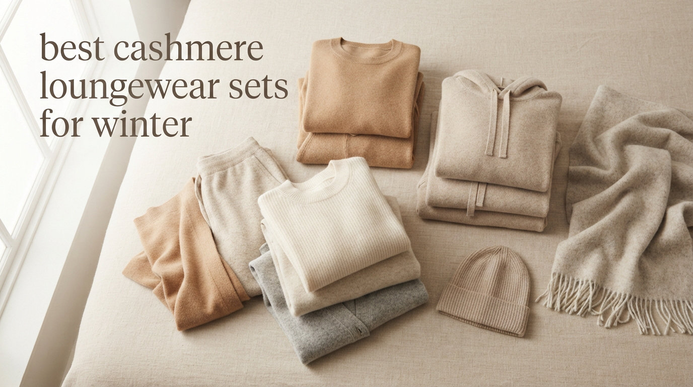 best cashmere loungewear sets for winter
