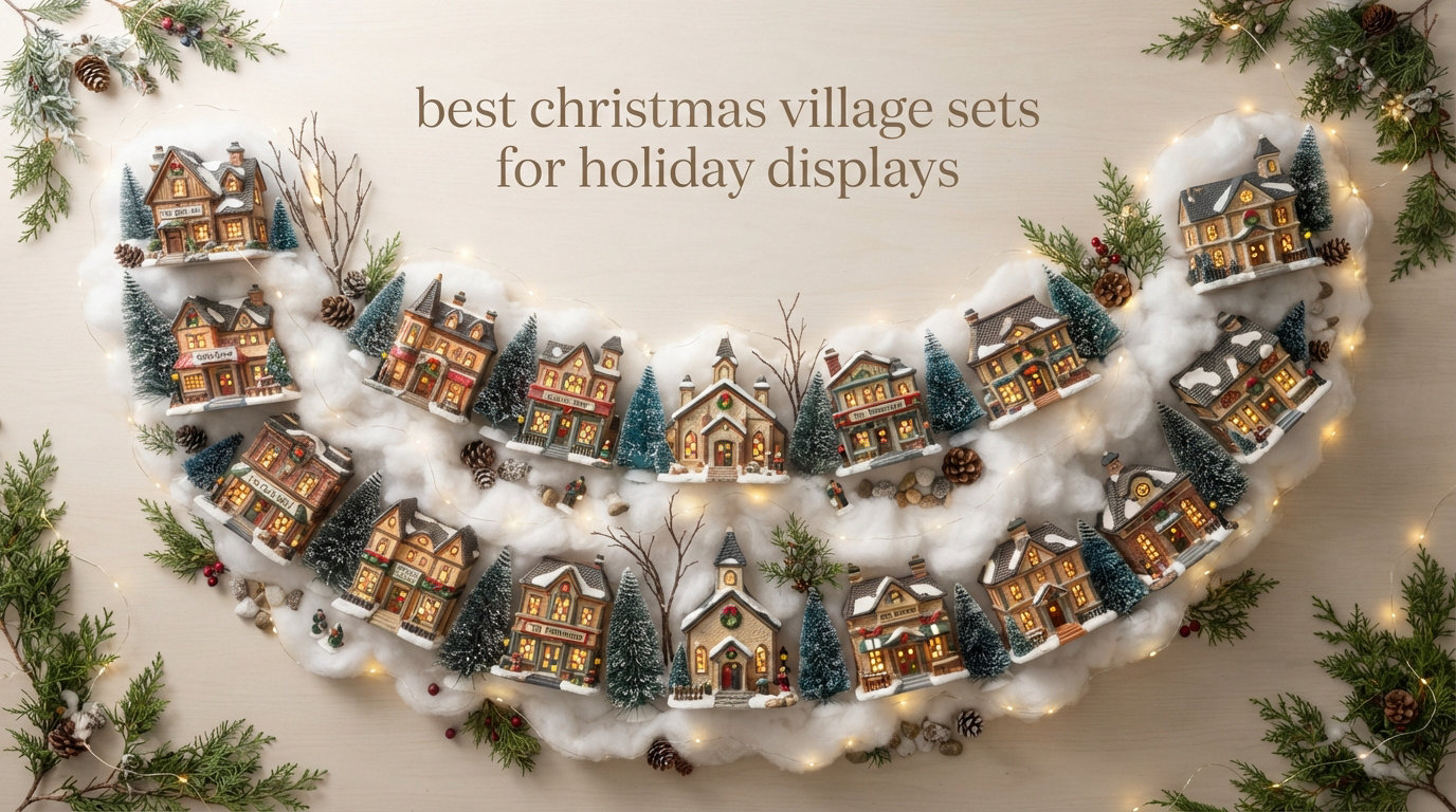 best christmas village sets for holiday displays
