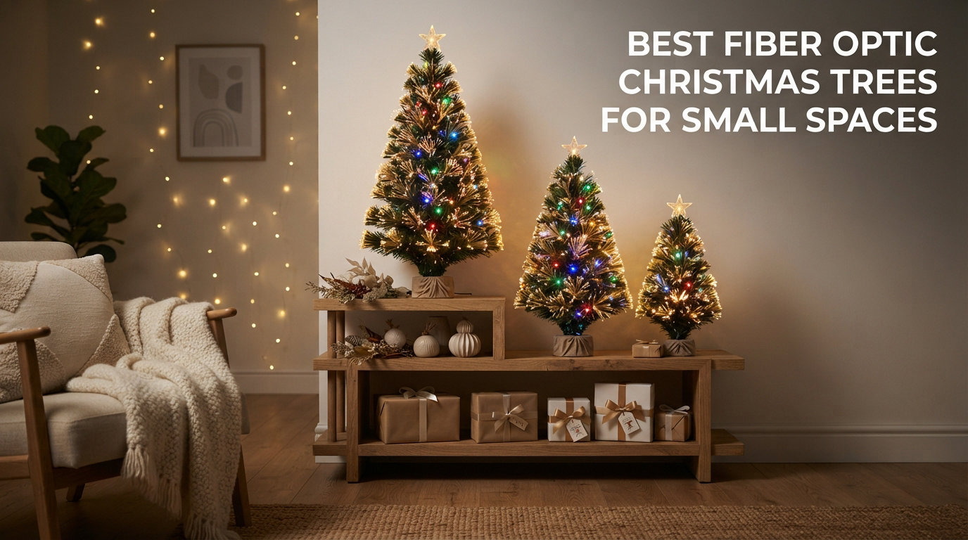 best fiber optic christmas trees for small spaces