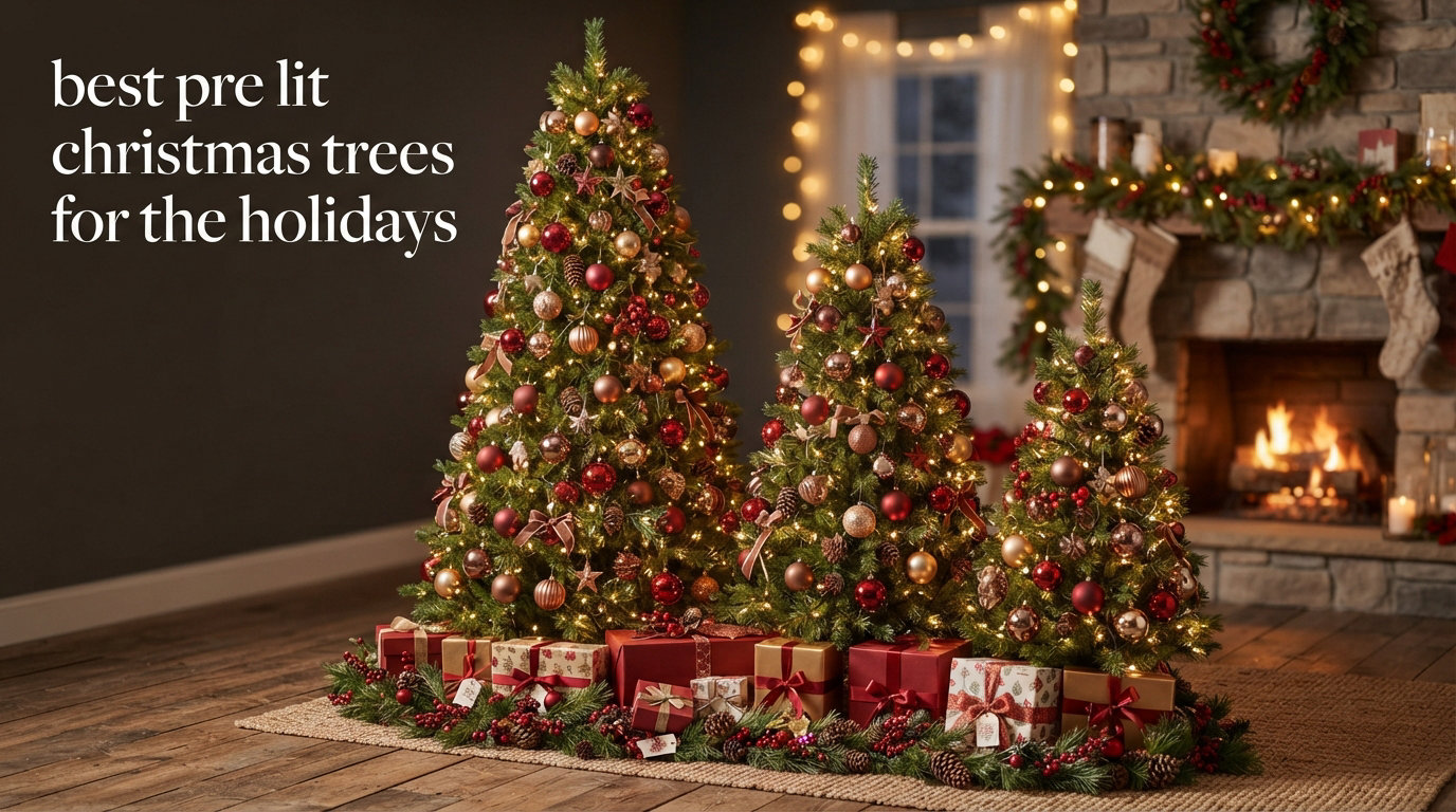 best pre lit christmas trees for the holidays